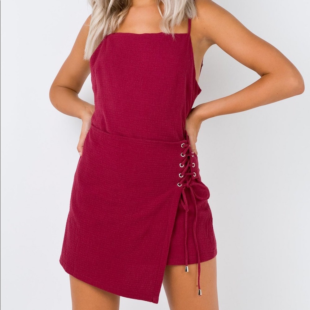 Princess Polly Wrap Mini Dress
